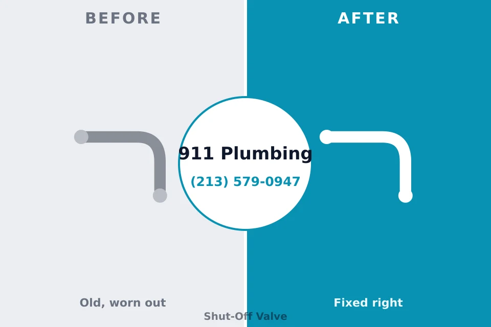 Before and after: plumbing company Talent, OR